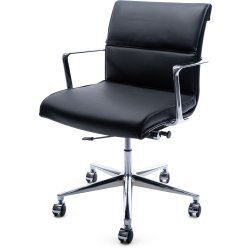 Elva konferensstol, svart/krom