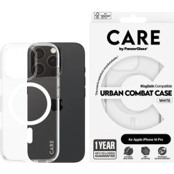 PanzerGlass skal för iPhone 16 pro, transparent