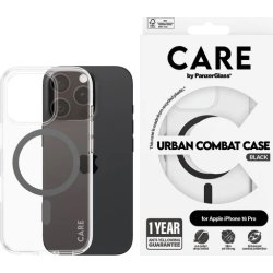 PanzerGlass cover iPhone 16 pro Svart, transparent