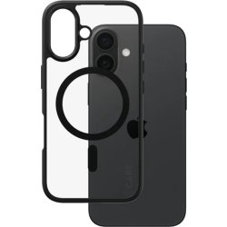 PanzerGlass magsafe cover iPhone 16, svart ram