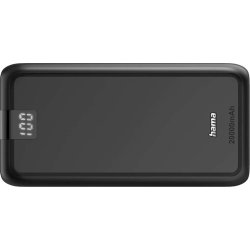 HAMA Powerbank prestanda 20000mAh, svart