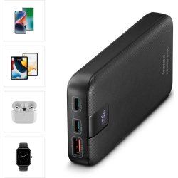 HAMA Powerbank PD 20000mAh, svart