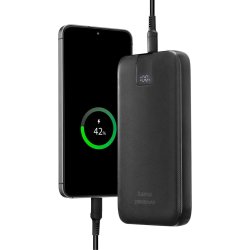 HAMA Powerbank PD 20000mAh, svart