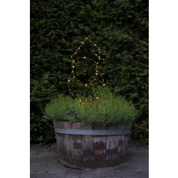 LED-jultomte, 84 cm, svart