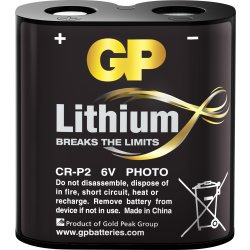 GP CR-P2 litiumbatteri, 1 st.