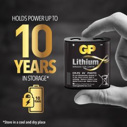 GP CR-P2 litiumbatteri, 1 st.