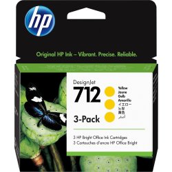 HP 712 bläckpatron 29ml, gul