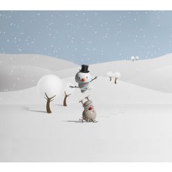 Hoptimist Snowman, Vit, S