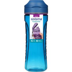 Sistema Tritan Swift vattenflaska, 600ml, blå
