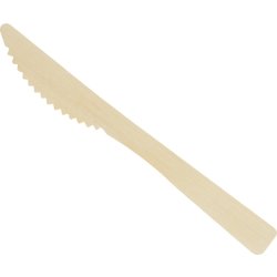 Engångskniv, Bambu, 16 cm, 100 st.
