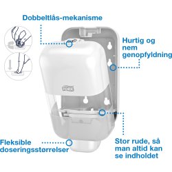 Tork S5 Minidispenser, vit