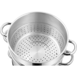 Saftkokare med lock, rostfritt stål, 8L