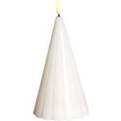 Sirius Laura Trä, H. 20 cm, vit