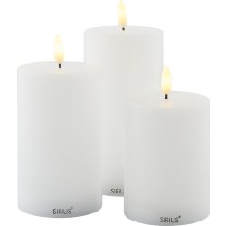 Sille Exclusive LED Ljus, Ø7,5 xH10 / 12,5 / 15cm