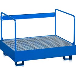 Miljöställ 2 fat, 240 liter, blå