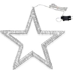 LED-ljusstjärna, Ø50 cm, metall