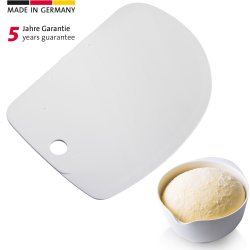 Westmark Degskrapa halvmåne, plast, vit, 12cm