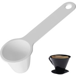 Westmark Kaffemått, plast, vit, 6g.