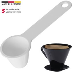 Westmark Kaffemått, plast, vit, 6g.