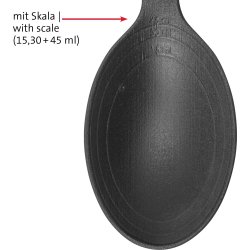 Westmark Grytslev med mått Gentle, svart, 33,5 cm