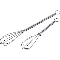 Westmark Mini vispset 2 st, stål, 15+20cm