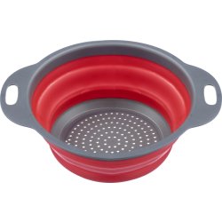 Westmark Durkslag vikbar, plast, grå/röd, Ø22cm