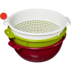 Westmark Dörrknackare, plast, vit, Ø24cm