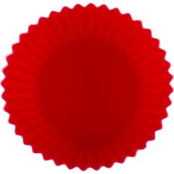 Westmark Muffinsformar, silikon, röd, Ø7cm, 6 st