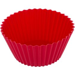 Westmark Muffinsformar, silikon, röd, Ø7cm, 6 st