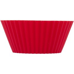 Westmark Muffinsformar, silikon, röd, Ø7cm, 6 st