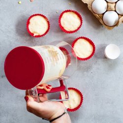 Westmark Muffinsformar, silikon, röd, Ø7cm, 6 st