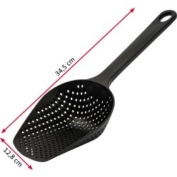 Westmark Pommes frites-sked, plast, svart, 34,5 cm