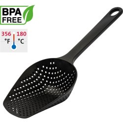 Westmark Pommes frites-sked, plast, svart, 34,5 cm