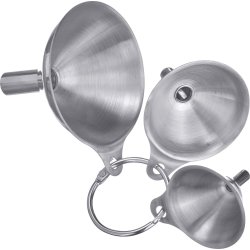 Westmark Tratt-set 3 st, stål, Ø4,5+5,5+7,5cm