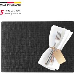 Westmark underlägg, plast, svart, 45x32,5cm