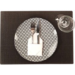 Westmark underlägg, plast, svart, 45x32,5cm