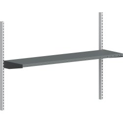 Packbordshylla för arbetsbänk, grå, 1400x360mm
