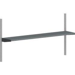 Packbordshylla för arbetsbänk, grå, 1800x360mm