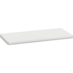 Hylla för lågt verkstadsskåp, ljusgrå, 975x440 mm.