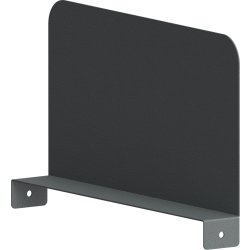 Hylldelare för arbetsbänk, grå, 200x360 mm.