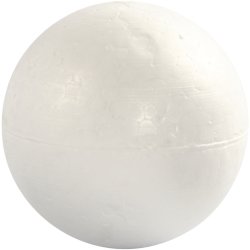 frigolitkulor, 10 cm, 5 st