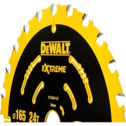 DEWALT cirkelsågklinga, 165x20mm, 24 ton.