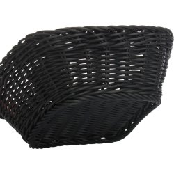 Westmark Saleen Brödkorg svart, 19x19x7,5 cm