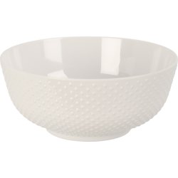 Skål, melamin, vit, 17 cm.