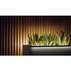 Herstera Blomlåda m/ljus, inne, svart, 100x40x80