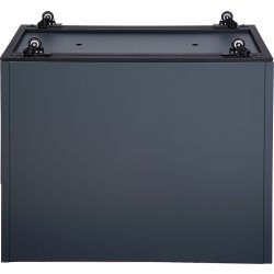 Herstera Blomlåda, utomhus, svart, 100x40x80
