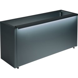 Herstera Blomlåda m/ljus, utomh., svart, 100x40x80