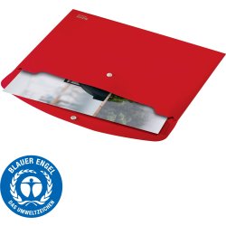 Leitz Recycle dokumentmapp | A4 | PP | Röd