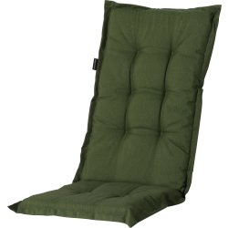 Panama stolsdyna med låg rygg 105x50 cm, Grön