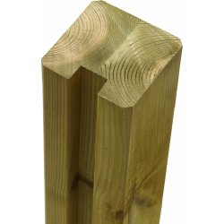 Plus vikprofilstolpe 1 spår, natur, 9x9x268cm